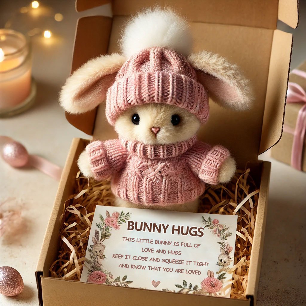 🎉Special Sale🐇Handmade Mini Bunny Hugs🎁Cute Easter Gift