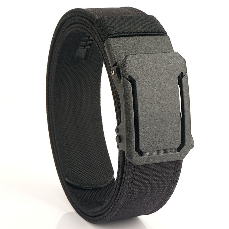 Upgraded version thickened double-layer nylon tactical belt with automatic buckle