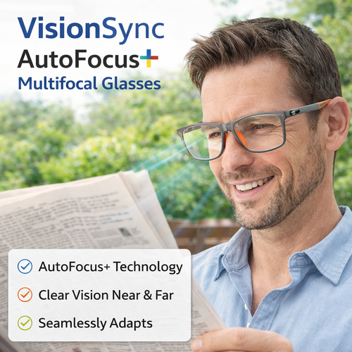 🏆Flash-sale⚡Almost Gone-🔥VisionSync AutoFocus+ Multifocal Glasses
