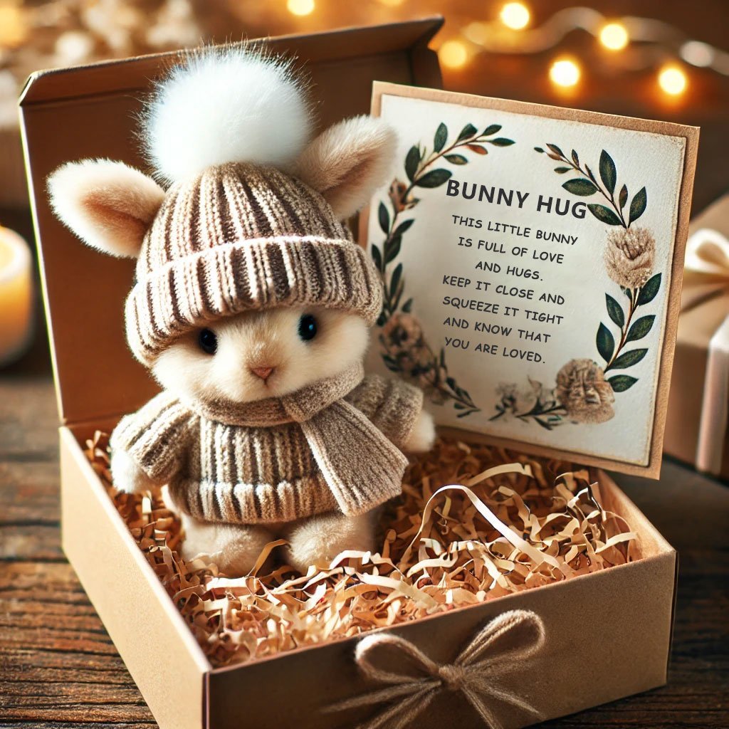 🎉Special Sale🐇Handmade Mini Bunny Hugs🎁Cute Easter Gift
