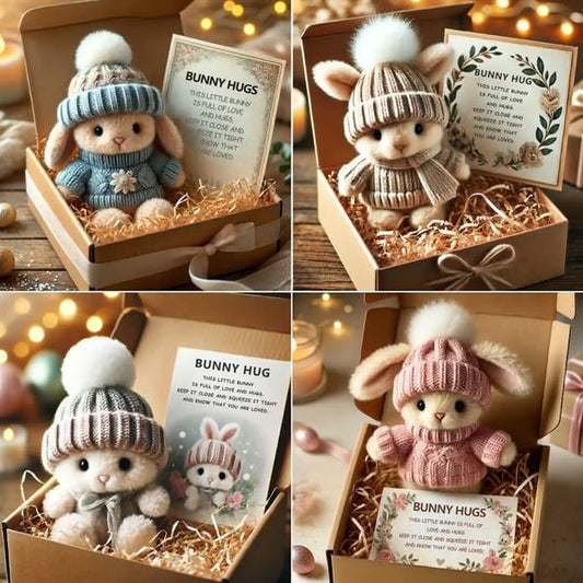 🎉Special Sale🐇Handmade Mini Bunny Hugs🎁Cute Easter Gift