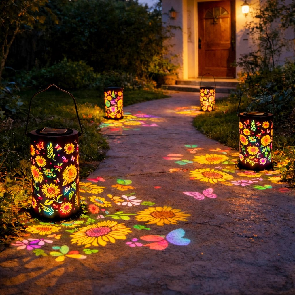 🌻 Turn Your Garden Into a Warm, Glowing Retreat — Solar Sunflower Lantern (Auto On at Night)