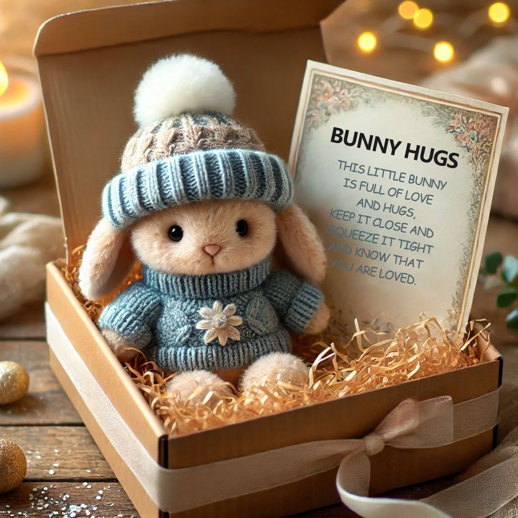 🎉Special Sale🐇Handmade Mini Bunny Hugs🎁Cute Easter Gift