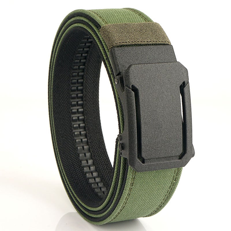 Upgraded version thickened double-layer nylon tactical belt with automatic buckle