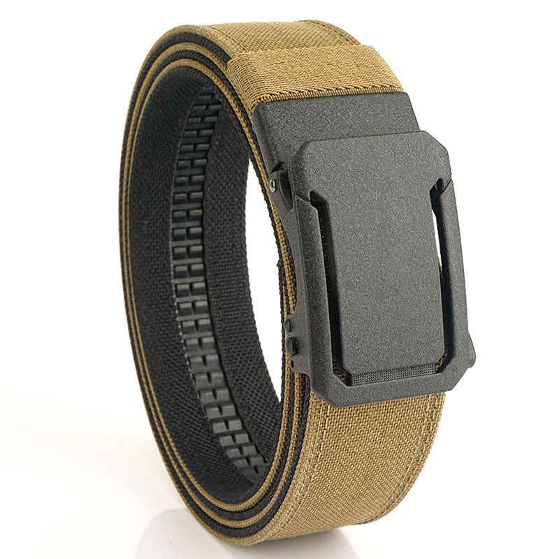 Upgraded version thickened double-layer nylon tactical belt with automatic buckle