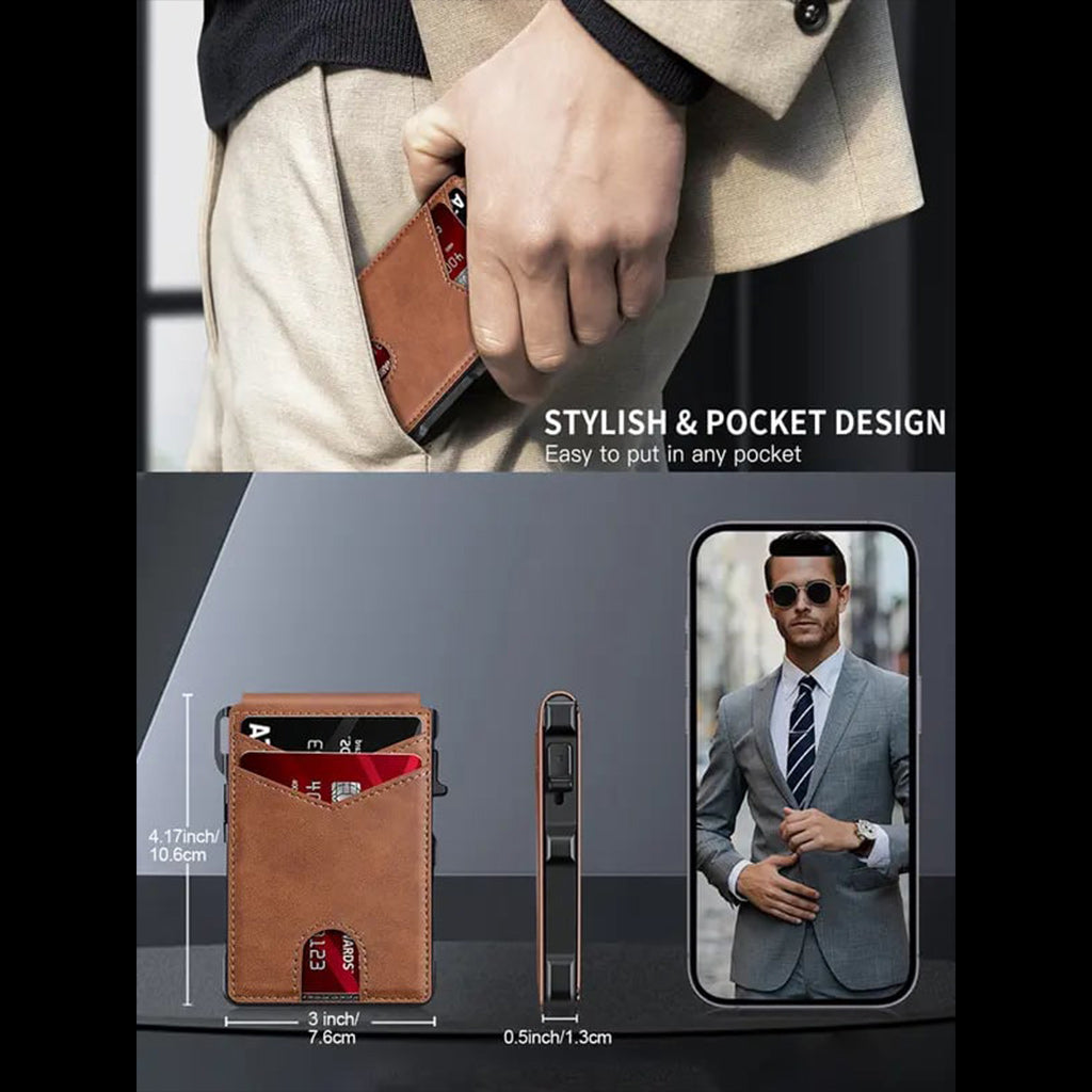 🏆Trusted by Over 50,000+ UsersWorldwide💼🔒 Men’s RFID Blocking Minimalist Wallet🎁