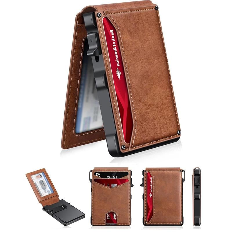 🏆Trusted by Over 50,000+ UsersWorldwide💼🔒 Men’s RFID Blocking Minimalist Wallet🎁