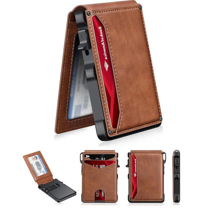 🏆Trusted by Over 50,000+ UsersWorldwide💼🔒 Men’s RFID Blocking Minimalist Wallet🎁