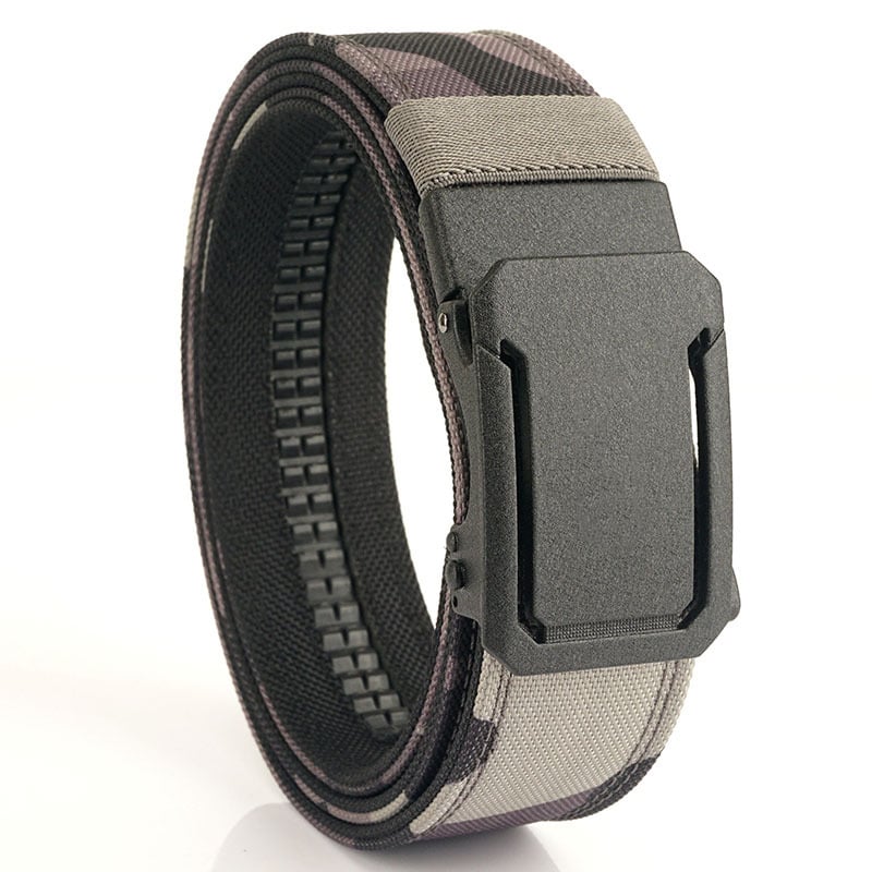Upgraded version thickened double-layer nylon tactical belt with automatic buckle